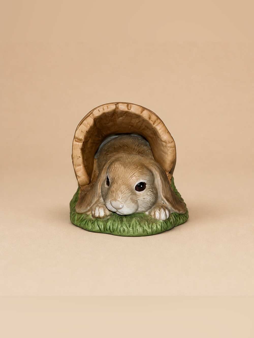 1999 Home Interiors & Gifts "Bunny Buddies" ceramic Figurine 14062-99